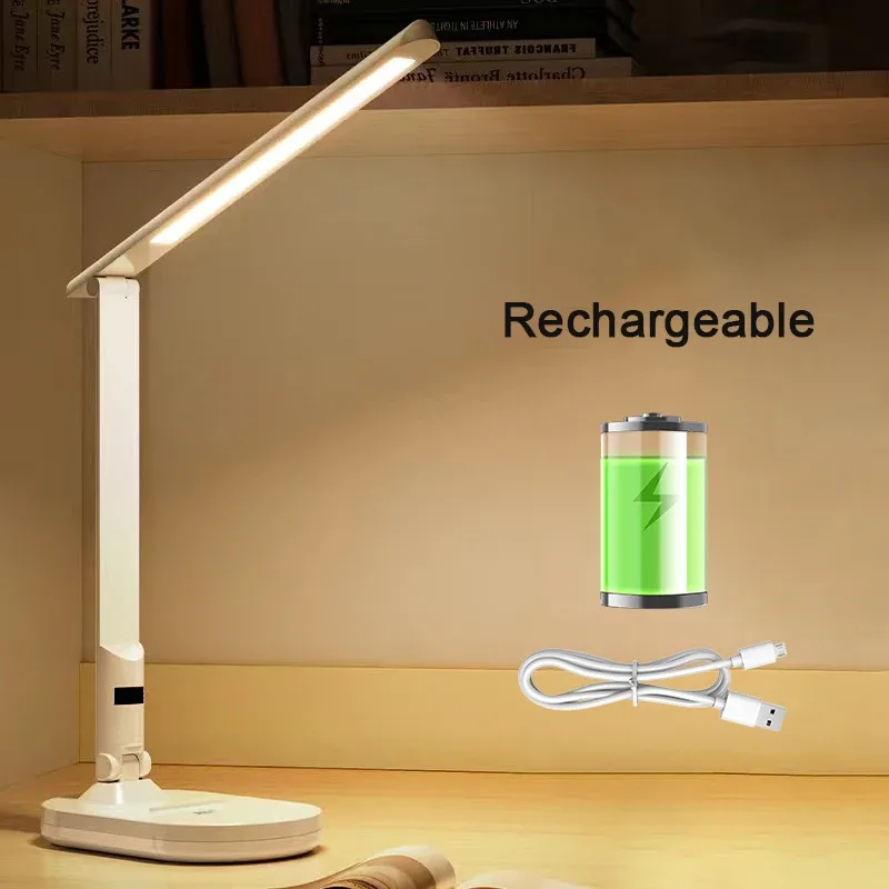Lampe de bureau LED tactile et pliable - Rechargeable USB slide 9