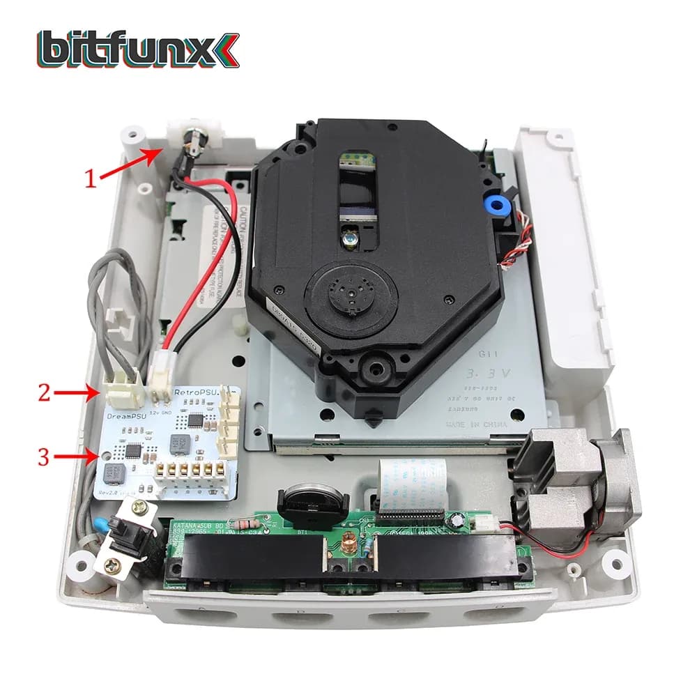 Bitfunx DreamPSU Rev2.0 - Alimentation 12V pour SEGA Dreamcast slide 2