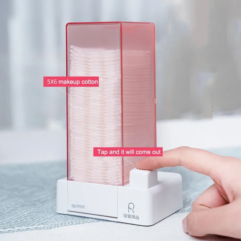 Distributeur automatique de cotons démaquillants anti-poussière slide 2
