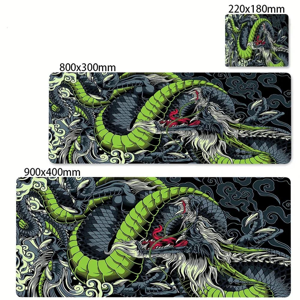 Tapis de souris gaming XXL motif Dragon - 800 x 300 mm slide 9