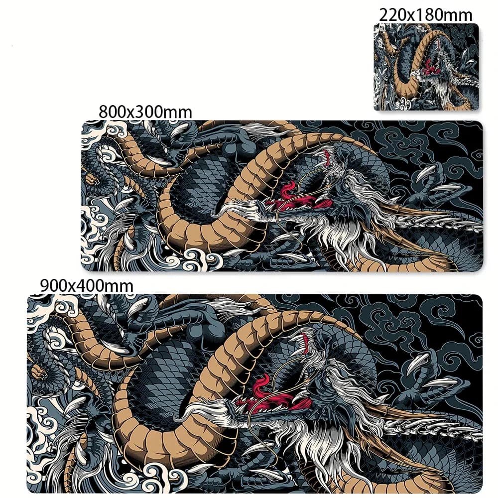 Tapis de souris gaming XXL motif Dragon - 800 x 300 mm slide 7