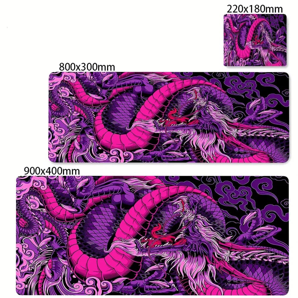 Tapis de souris gaming XXL motif Dragon - 800 x 300 mm slide 14
