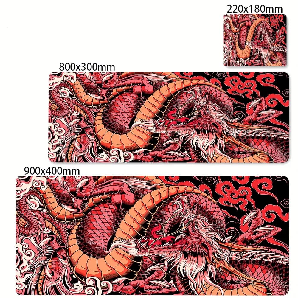Tapis de souris gaming XXL motif Dragon - 800 x 300 mm slide 12