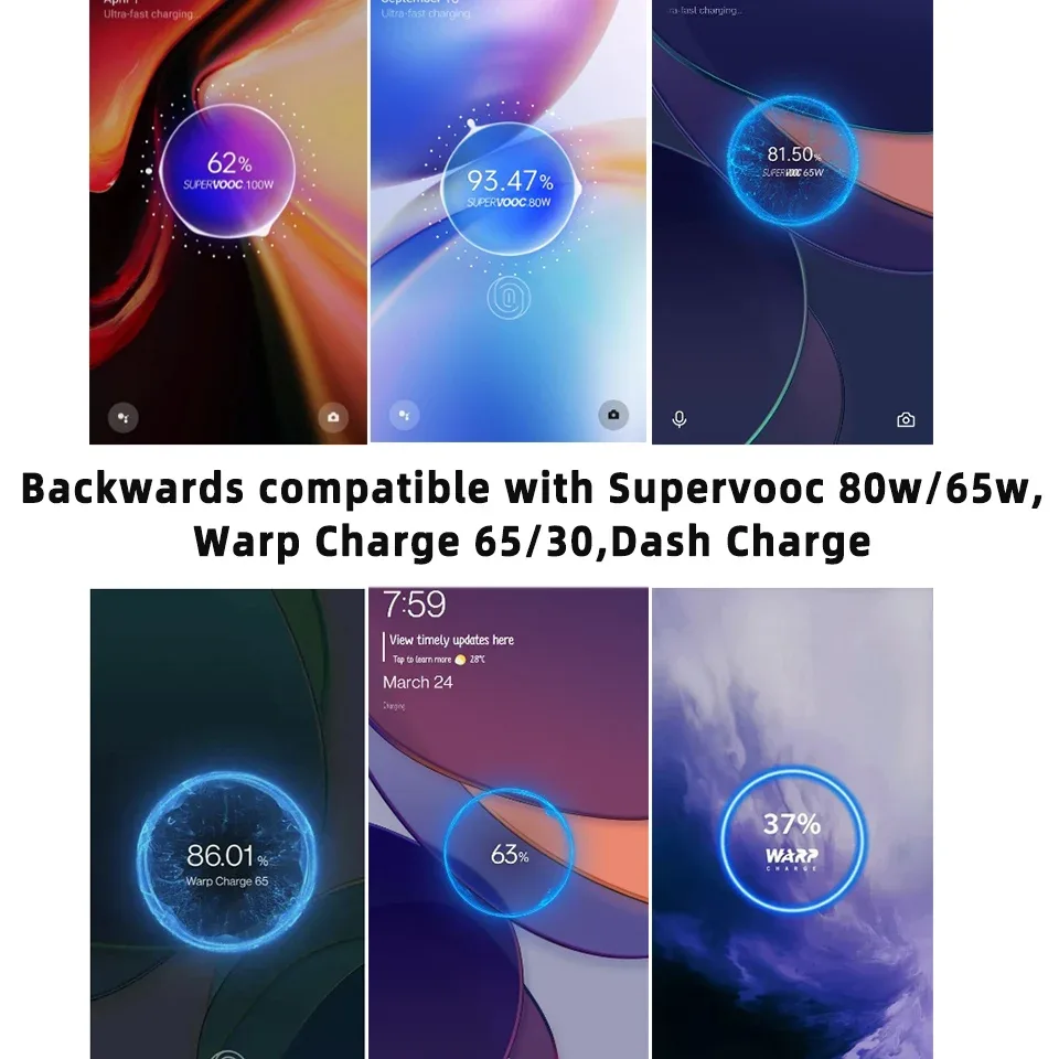 Câble USB-C OnePlus SuperVOOC 100W - Connecteur coudé à 90° - Image 3