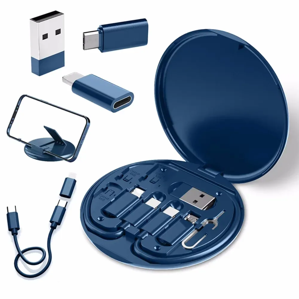 Kit de câble et adaptateurs de charge USB-C 60W vers Lightning, Micro-USB et USB-A