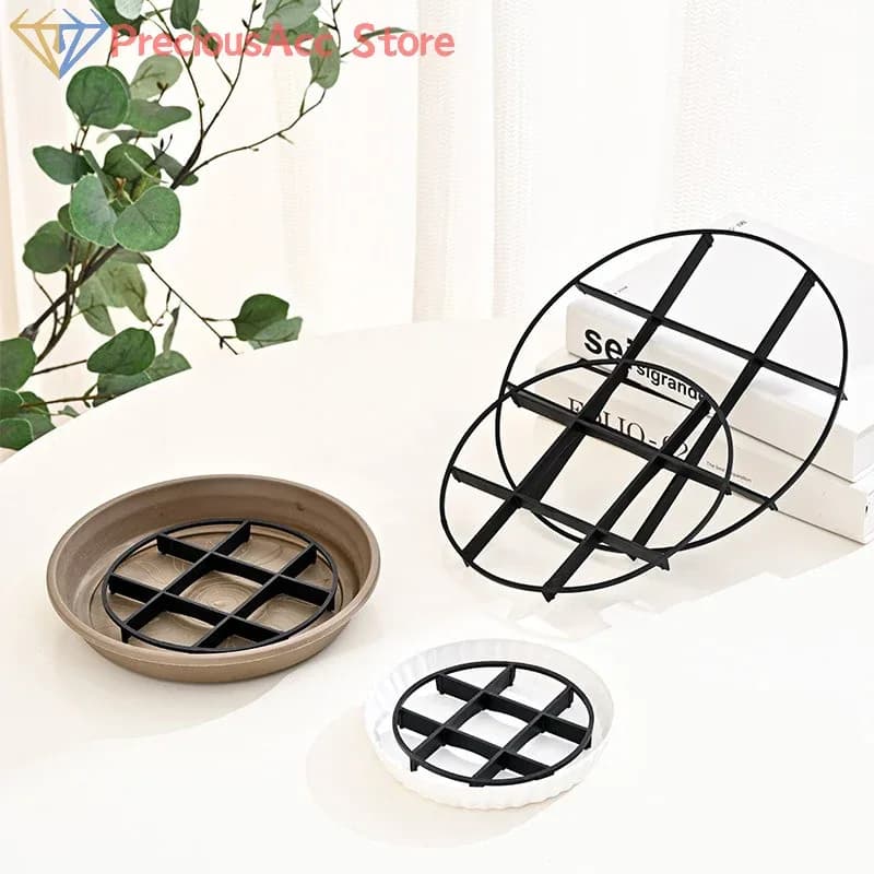Lot de 10 pots de fleurs en plastique pour intérieur et extérieur