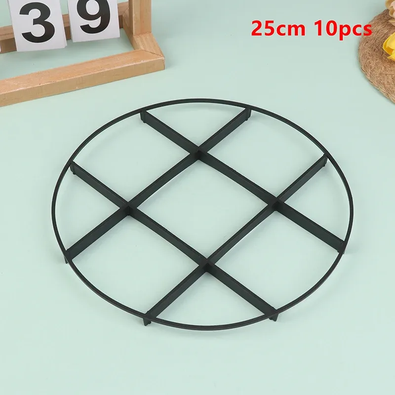 Lot de 10 pots de fleurs en plastique pour intérieur et extérieur slide 10