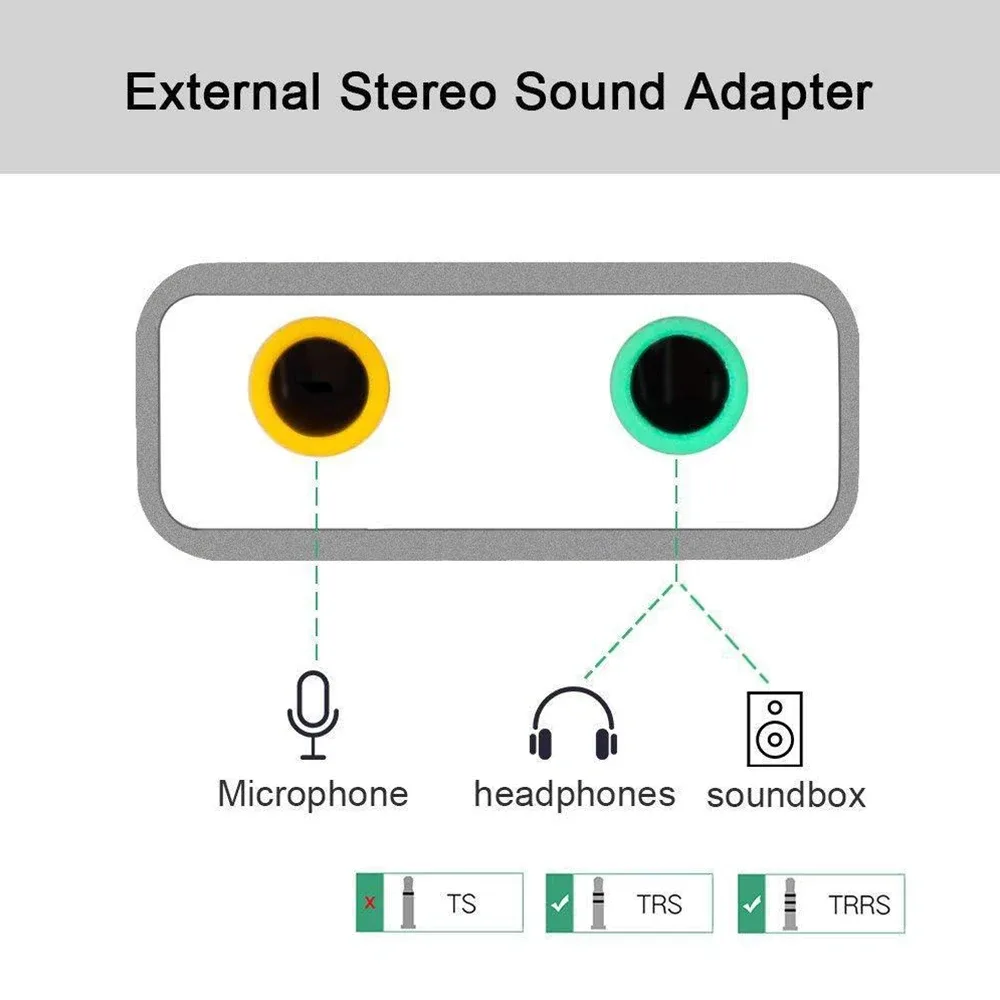 Adaptateur Carte Son Externe USB-C vers Jack 3,5 mm avec Son Surround 7.1 - Image 6