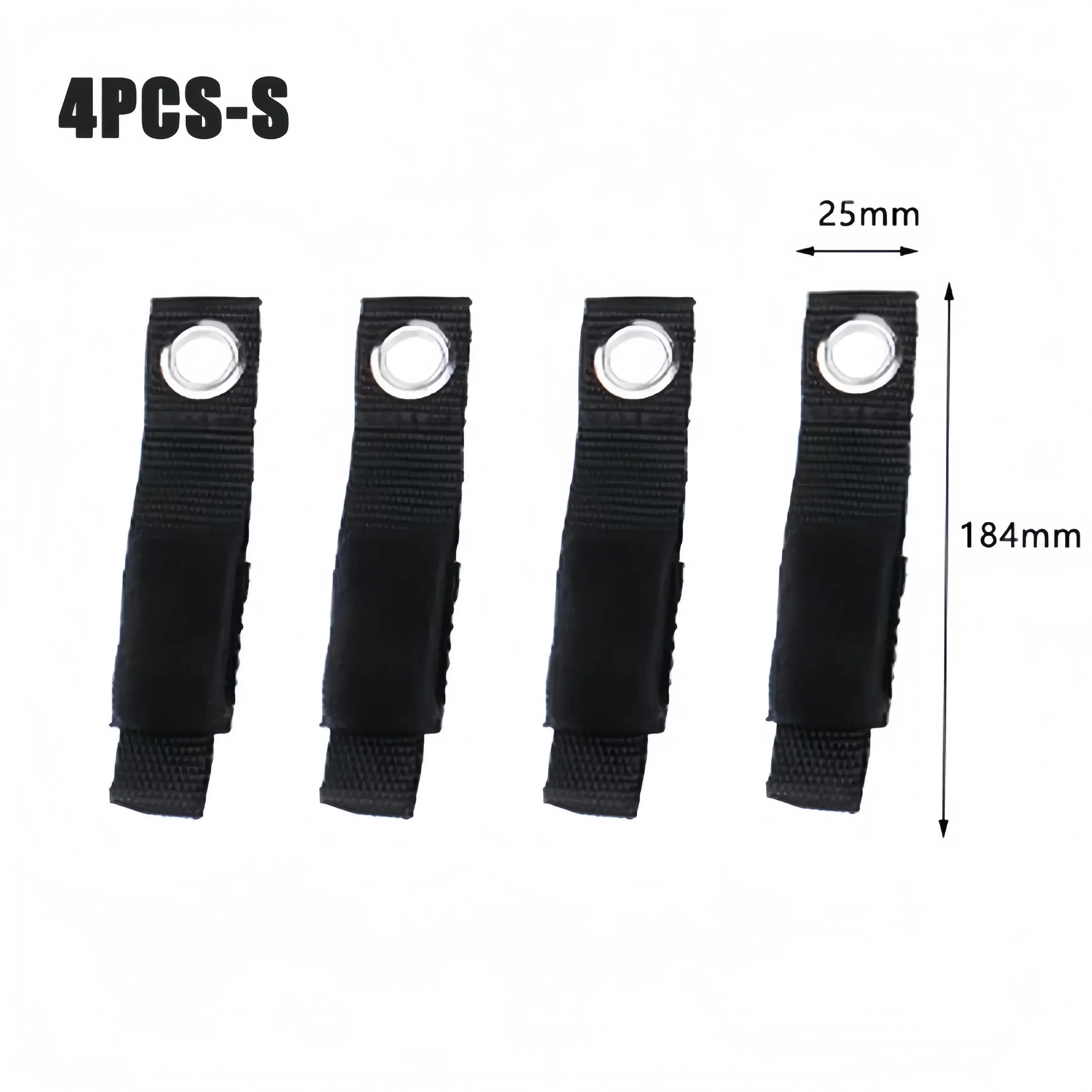 Lot de 4 sangles de rangement robustes pour câbles et tuyaux slide 7