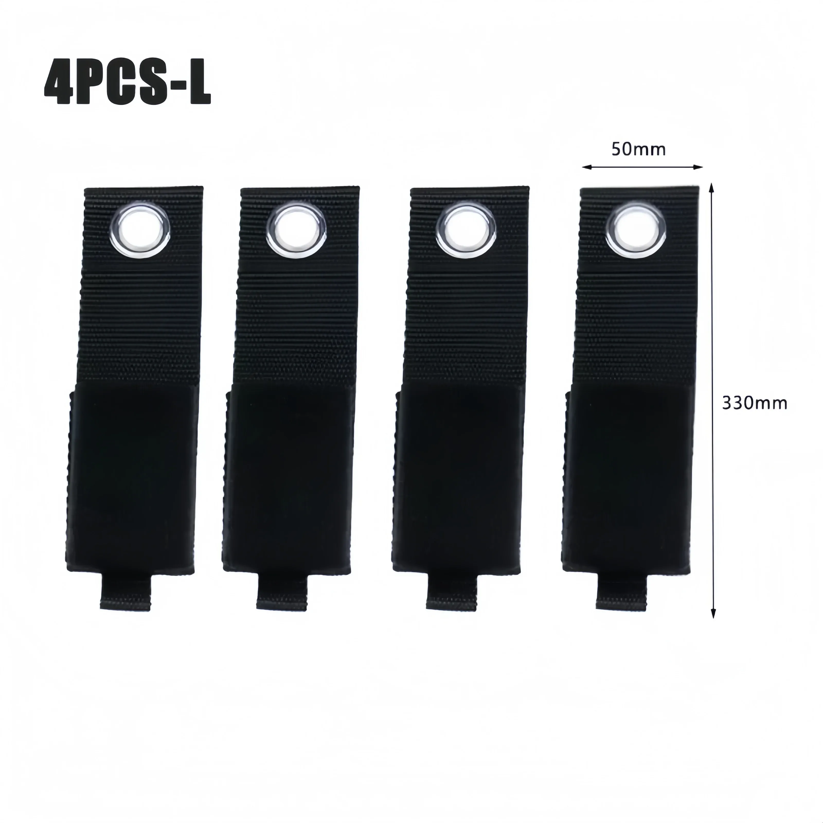 Lot de 4 sangles de rangement robustes pour câbles et tuyaux slide 8