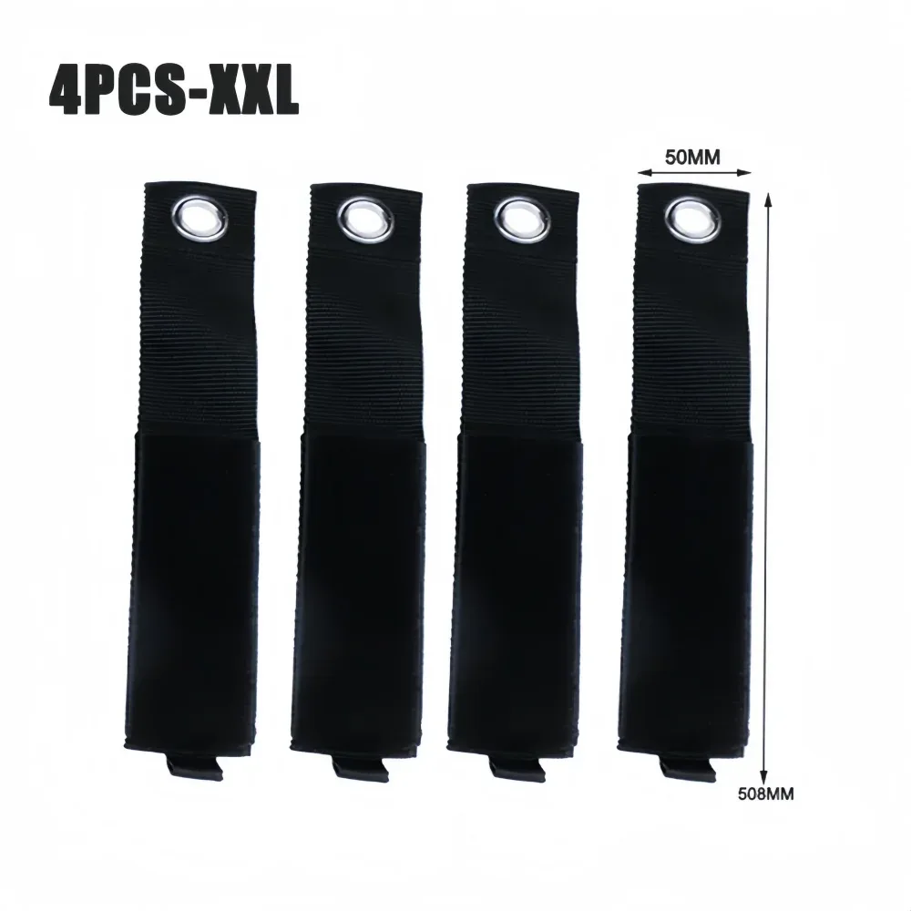 Lot de 4 sangles de rangement robustes pour câbles et tuyaux slide 10