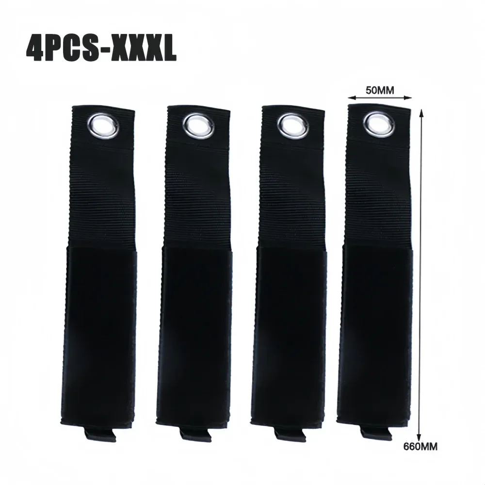 Lot de 4 sangles de rangement robustes pour câbles et tuyaux slide 12