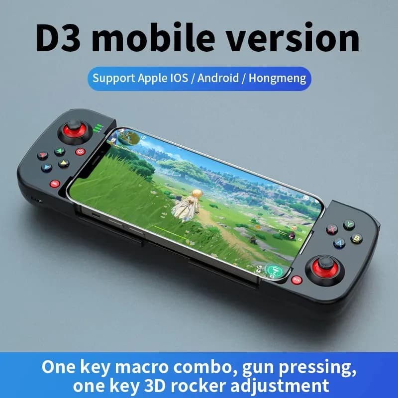 Manette de jeu extensible Bluetooth 5.0 D3 pour smartphone slide 7