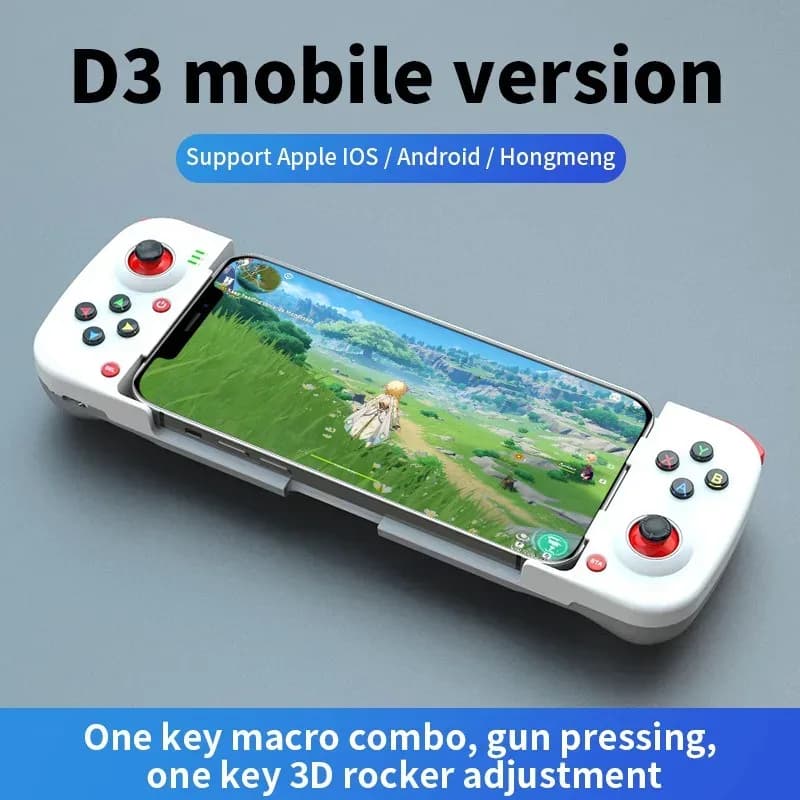 Manette de jeu extensible Bluetooth 5.0 D3 pour smartphone slide 8