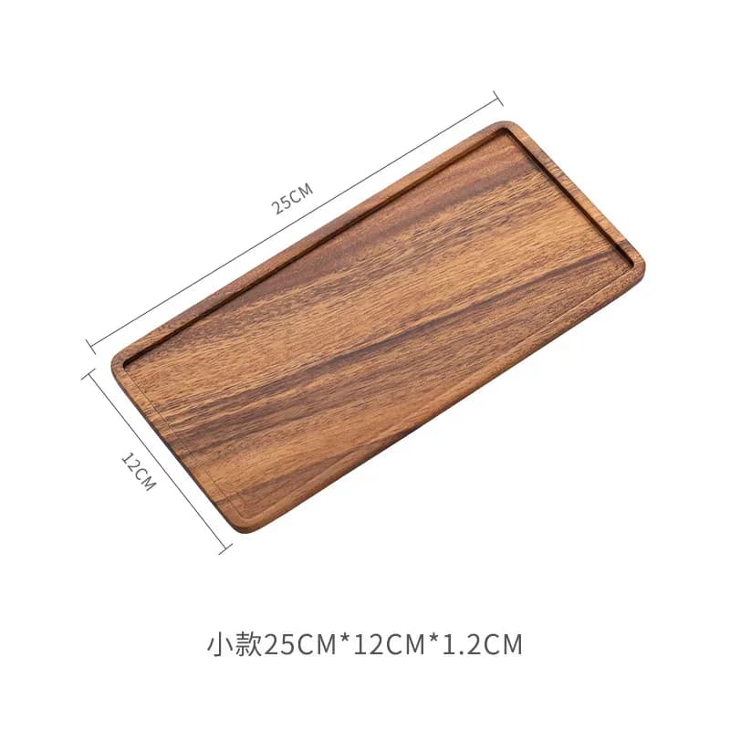 Plateau de service en bois naturel slide 8