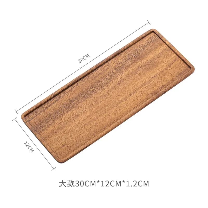 Plateau de service en bois naturel slide 7