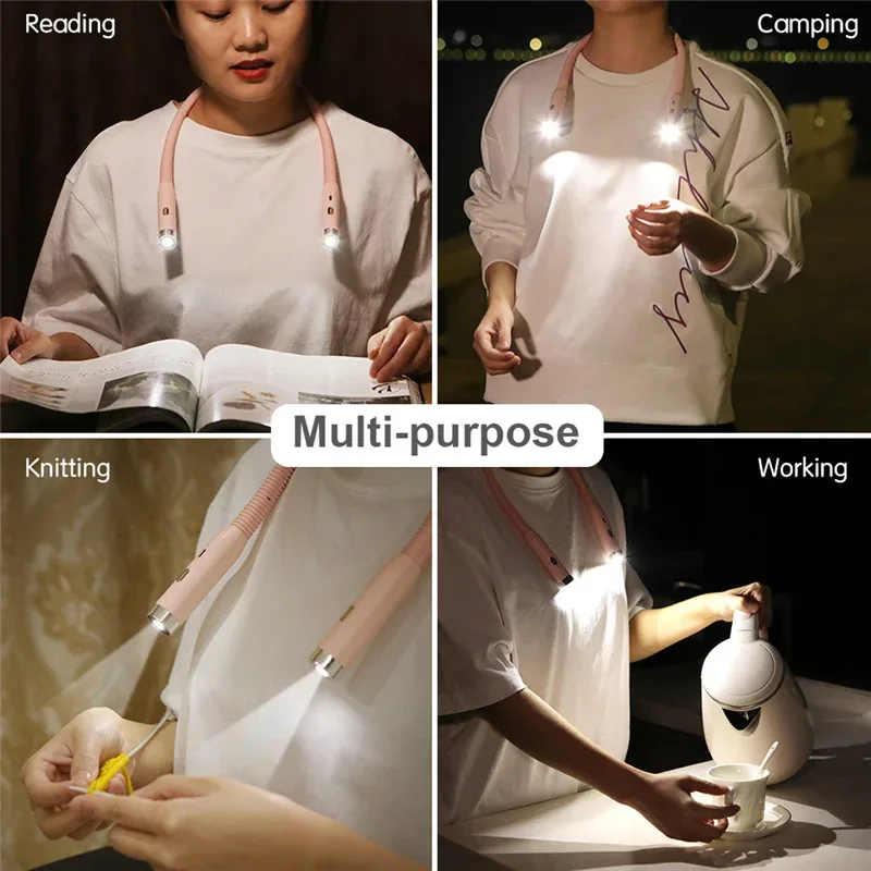 Lampe de lecture tour de cou LED rechargeable - Image 6