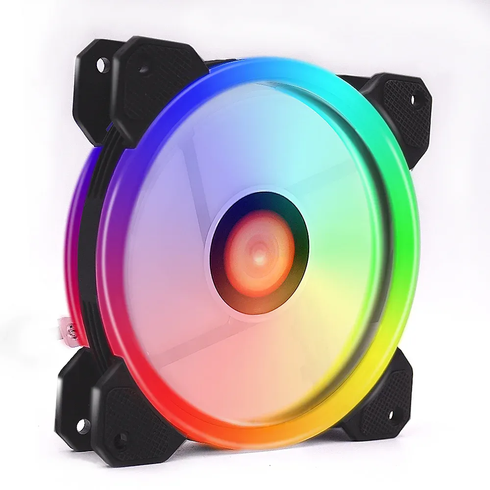 Ventilateur de boîtier PC RGB 120 mm silencieux avec télécommande IR slide 10
