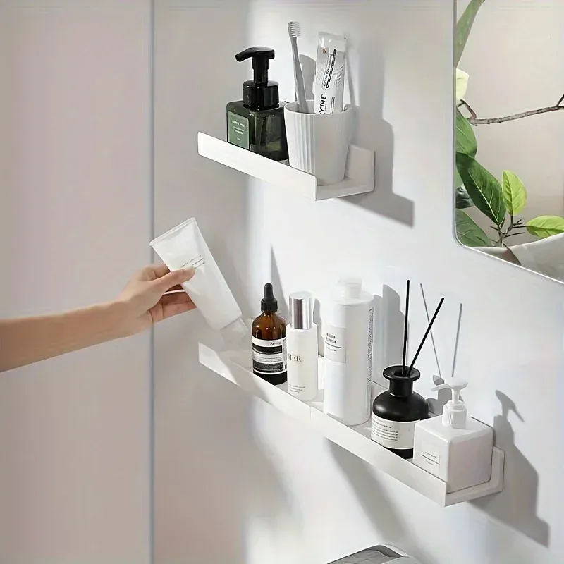 Étagère d'angle de douche murale sans perçage - Image 2