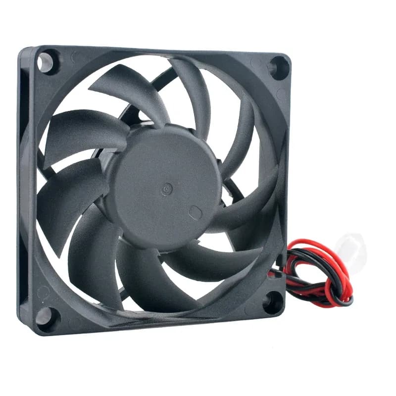 Ventilateur de refroidissement axial ACP7015, 70x70x15 mm, 5V/12V/24V DC, 2 broches - Image 1
