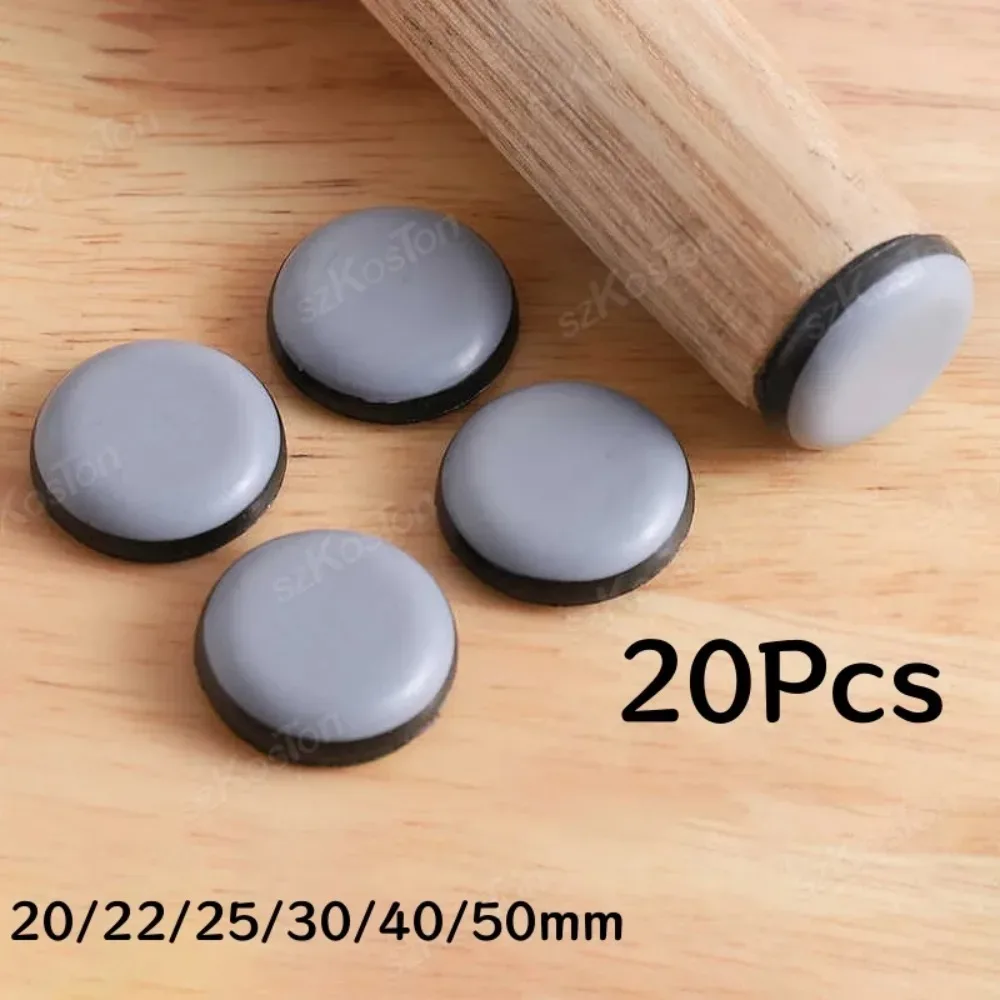 Lot de 20 patins glisseurs pour meubles - Protection anti-rayures pour pieds de table et chaise