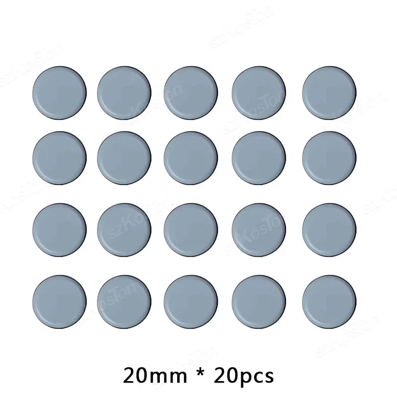 Lot de 20 patins glisseurs pour meubles - Protection anti-rayures pour pieds de table et chaise slide 8