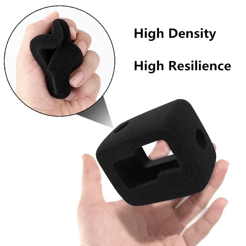 Bonnette anti-vent en mousse pour GoPro Hero 13, 12, 11, 10, 9 et Mini slide 4