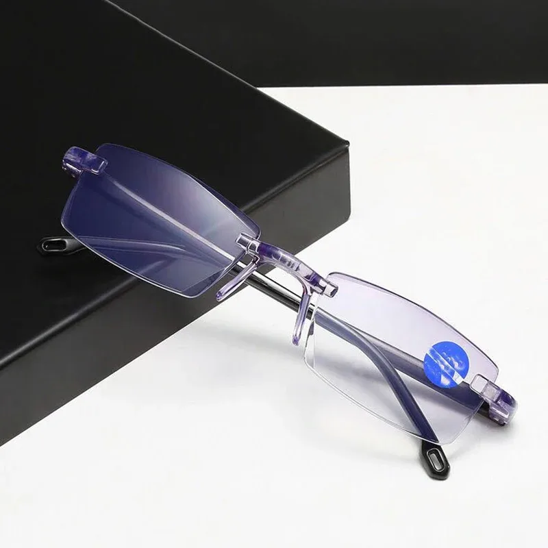 Lunettes de lecture progressives anti-lumière bleue haute résistance slide 2