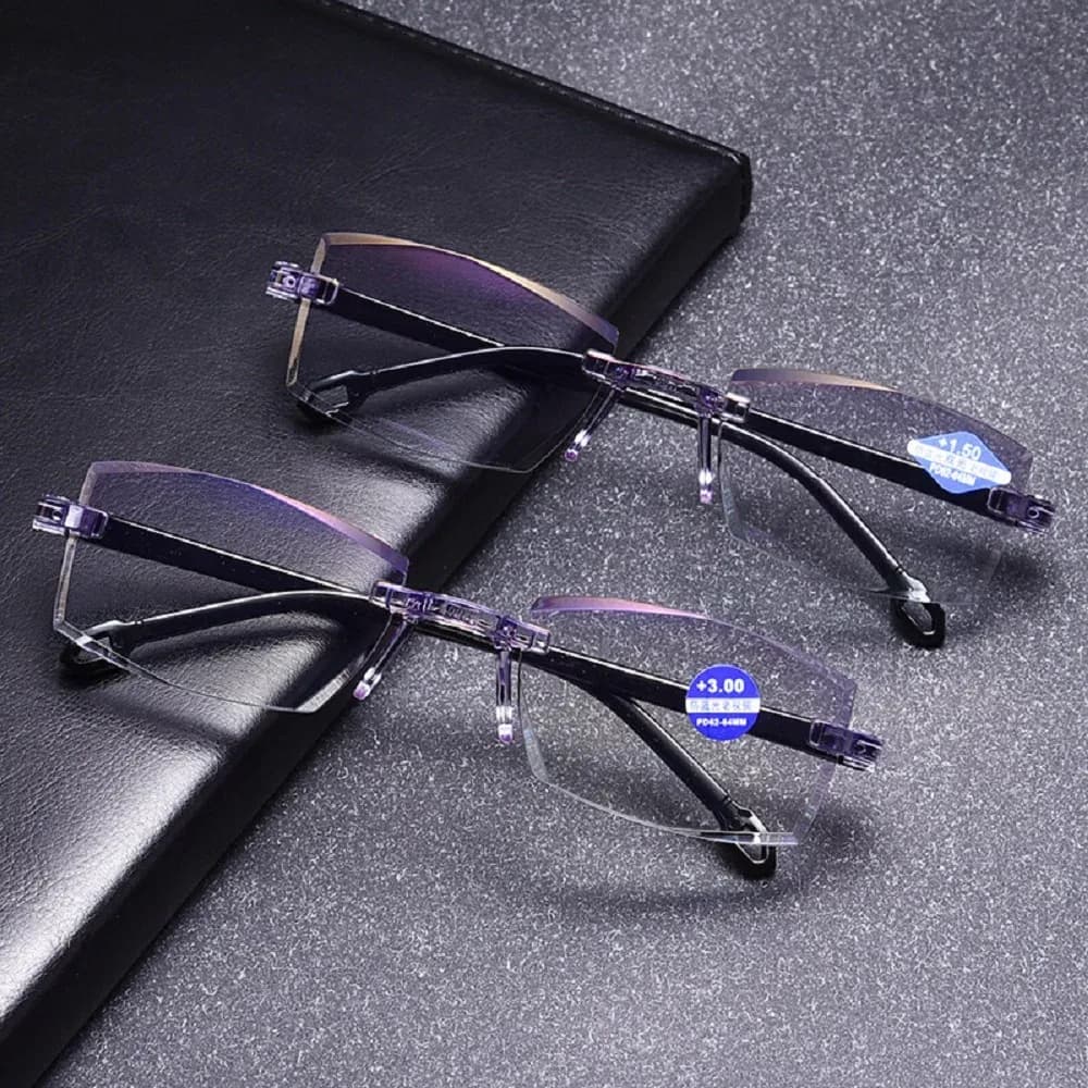 Lunettes de lecture progressives anti-lumière bleue haute résistance slide 4