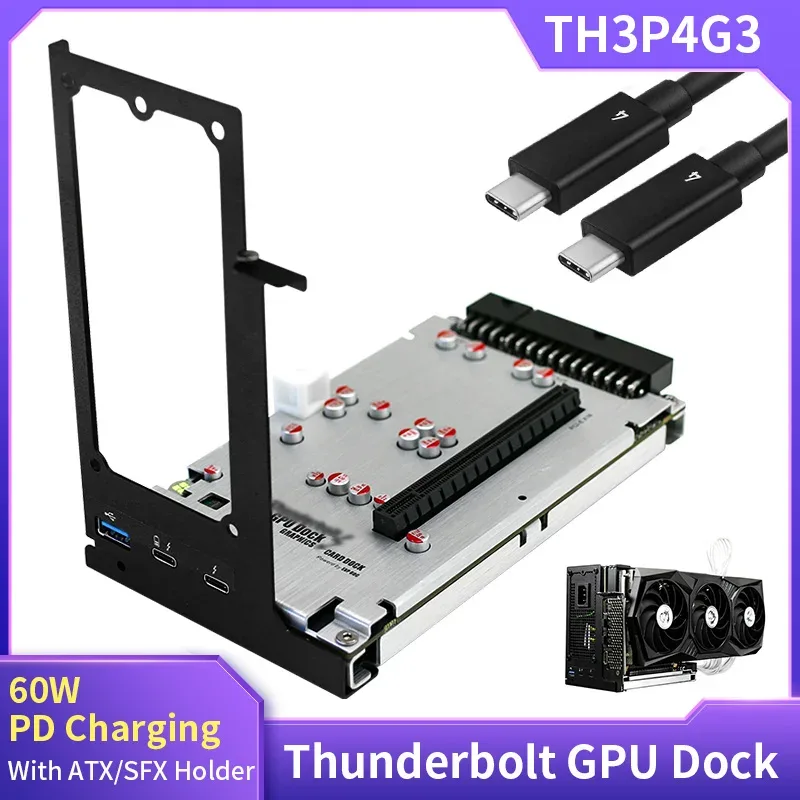 Station d'accueil pour carte graphique externe (eGPU) TH3P4G3 Thunderbolt 3/4 PCI-E x16