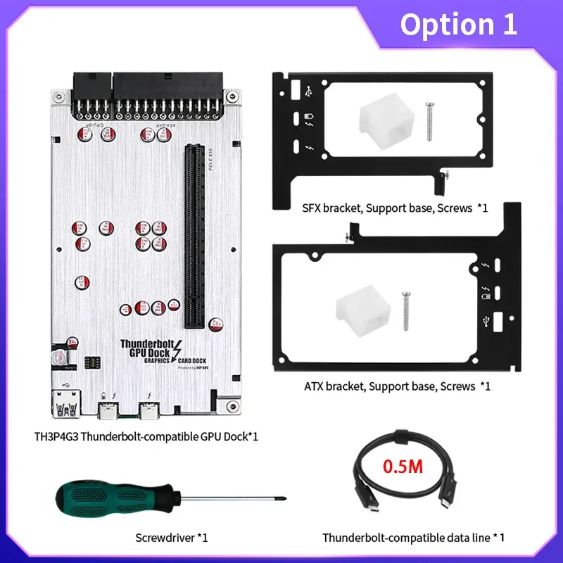 Station d'accueil pour carte graphique externe (eGPU) TH3P4G3 Thunderbolt 3/4 PCI-E x16 slide 7