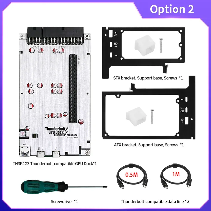 Station d'accueil pour carte graphique externe (eGPU) TH3P4G3 Thunderbolt 3/4 PCI-E x16 slide 9