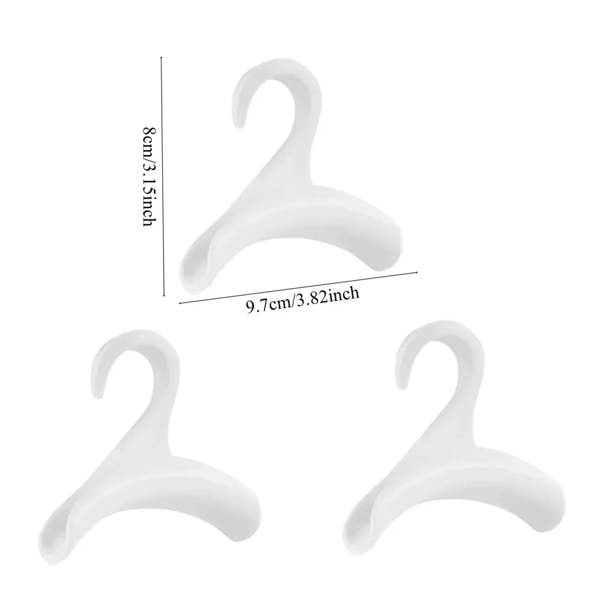 Lot de 6 supports de rangement arqués pour sacs à main et accessoires slide 11