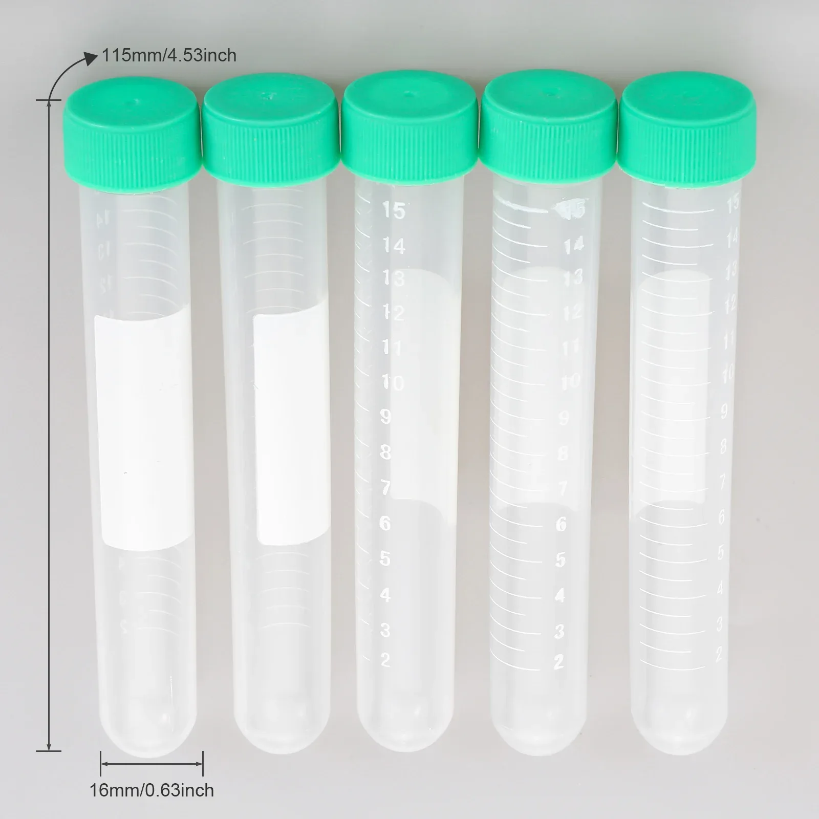 Lot de 5 flacons de rangement transparents pour broderie et couture slide 8