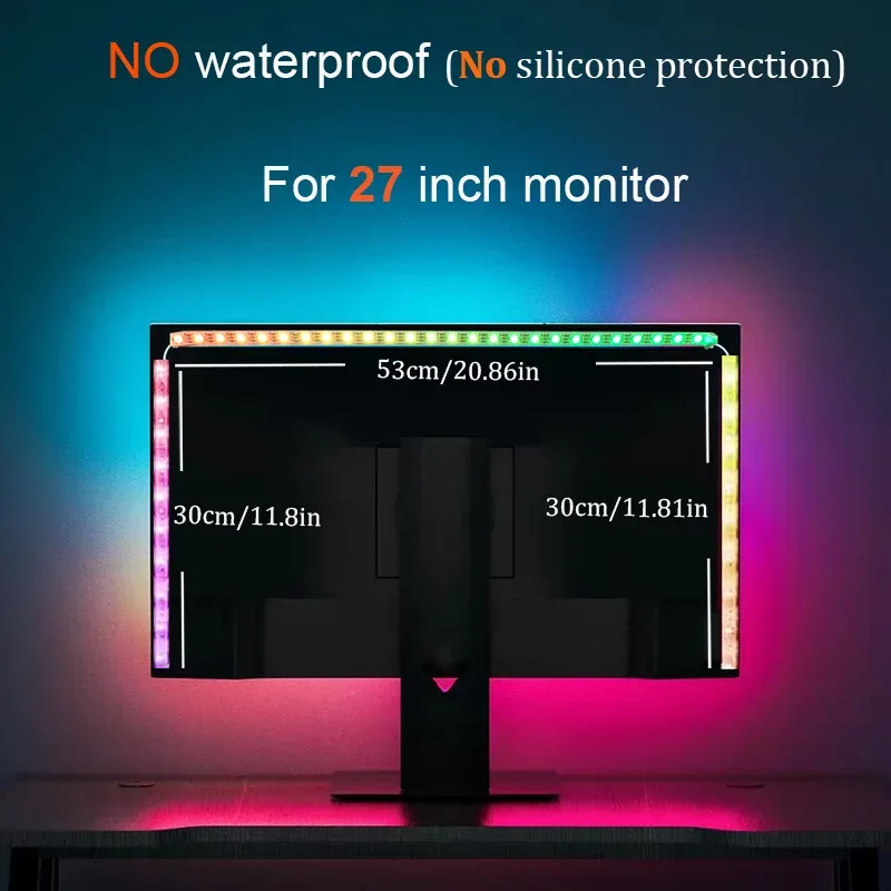 Rétroéclairage LED RGB pour écran PC avec synchronisation intelligente slide 13