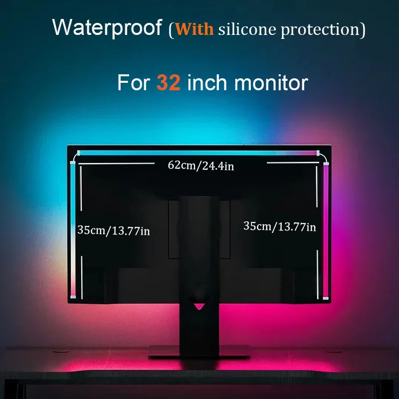 Rétroéclairage LED RGB pour écran PC avec synchronisation intelligente slide 8