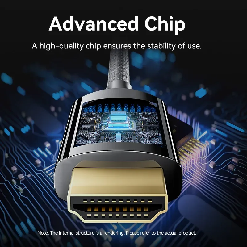 Câble USB-C vers HDMI 8K Vention - Adaptateur Thunderbolt 3 - Image 6