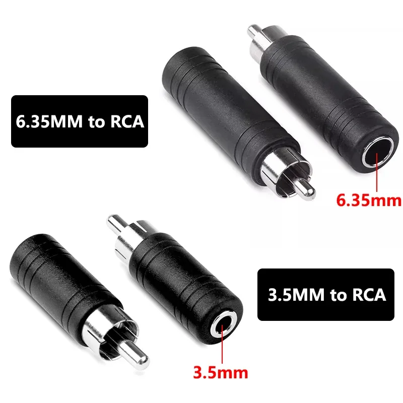 Lot de 5 adaptateurs audio Jack 6,35 mm mâle vers 3,5 mm femelle - Image 4