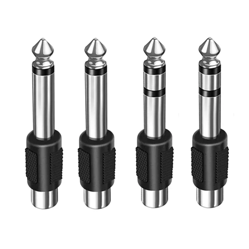 Lot de 5 adaptateurs audio Jack 6,35 mm mâle vers 3,5 mm femelle - Image 3
