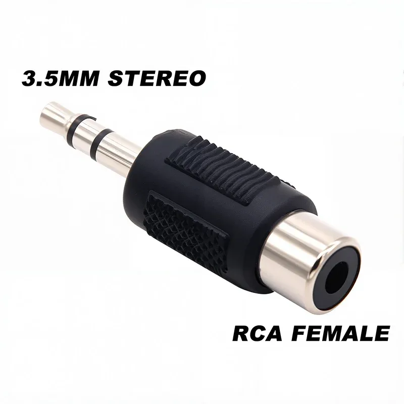 Lot de 5 adaptateurs audio Jack 6,35 mm mâle vers 3,5 mm femelle slide 18