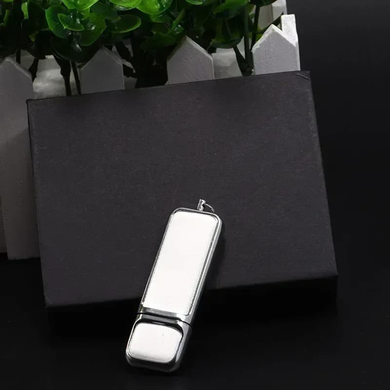 Clé USB 2.0 JASTER en cuir personnalisable avec impression de logo en couleur slide 6
