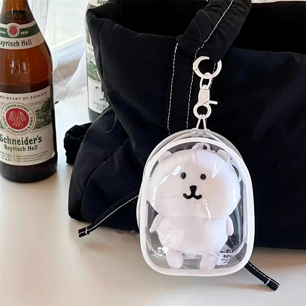 Sac de rangement transparent en PVC pour figurines avec porte-clés (12 cm) slide 4