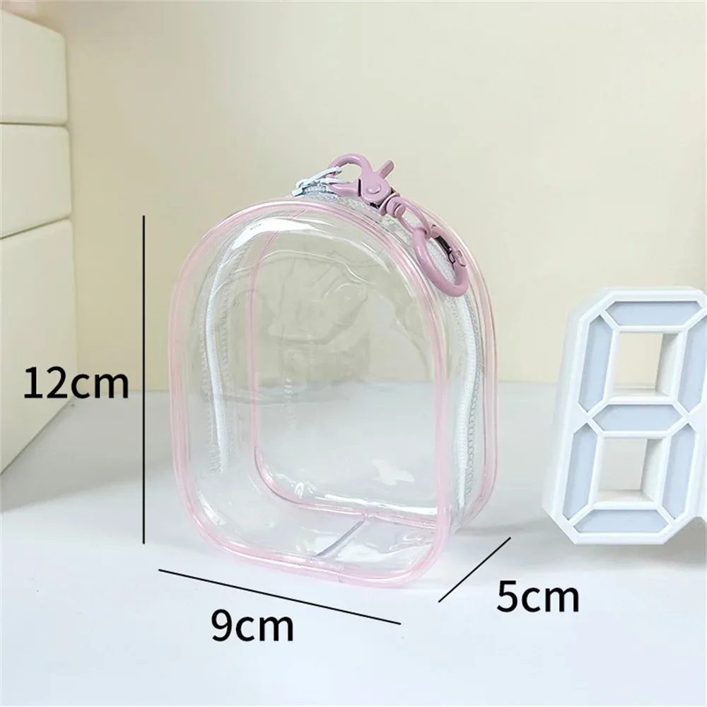 Sac de rangement transparent en PVC pour figurines avec porte-clés (12 cm) slide 11