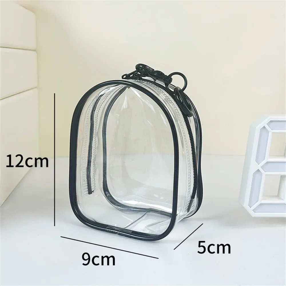 Sac de rangement transparent en PVC pour figurines avec porte-clés (12 cm) slide 7