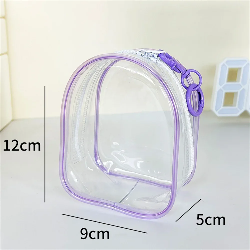 Sac de rangement transparent en PVC pour figurines avec porte-clés (12 cm) slide 13