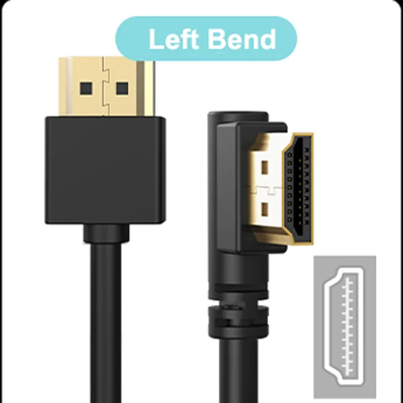 Câble HDMI 2.0 4K UHD Canfon - Coudé à 90° - 18 Gbit/s - 60 Hz slide 9
