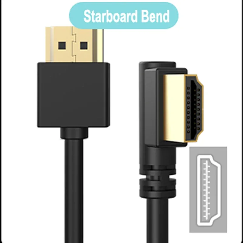 Câble HDMI 2.0 4K UHD Canfon - Coudé à 90° - 18 Gbit/s - 60 Hz slide 8