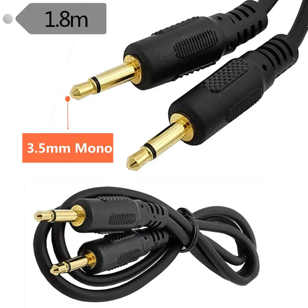 Câble d'extension Jack 3,5 mm Mono (TS) pour déclencheur 12V et récepteur IR - 1,8 m - Image 3