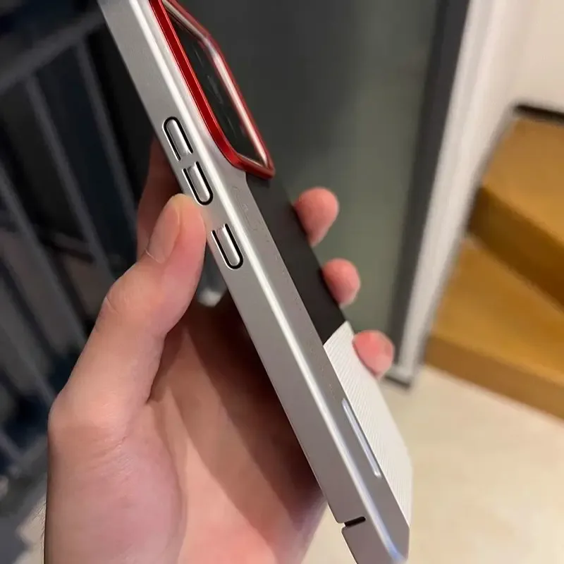 Coque en cuir tricolore pour Xiaomi 15 / 14 Pro - Design appareil photo - Antichoc slide 3