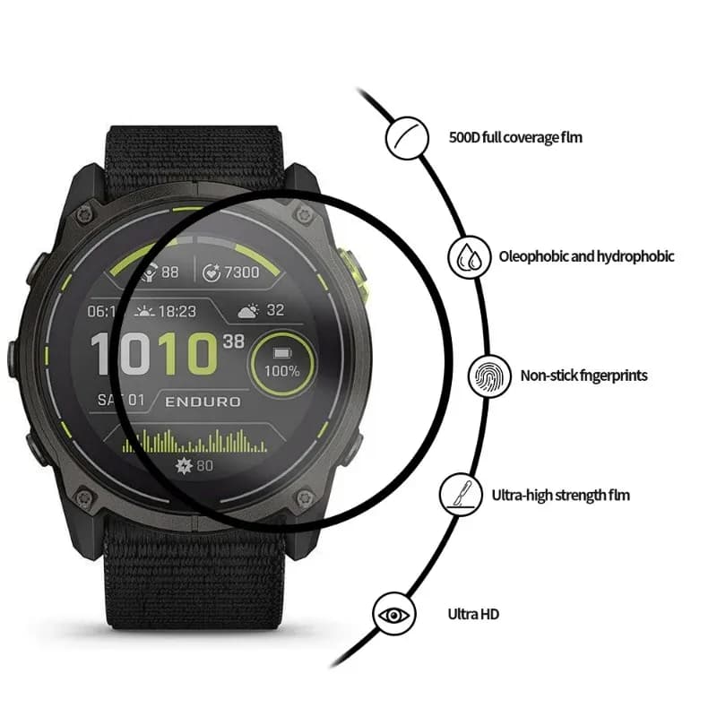 Protection d'écran en verre trempé pour Garmin Enduro 3 slide 6